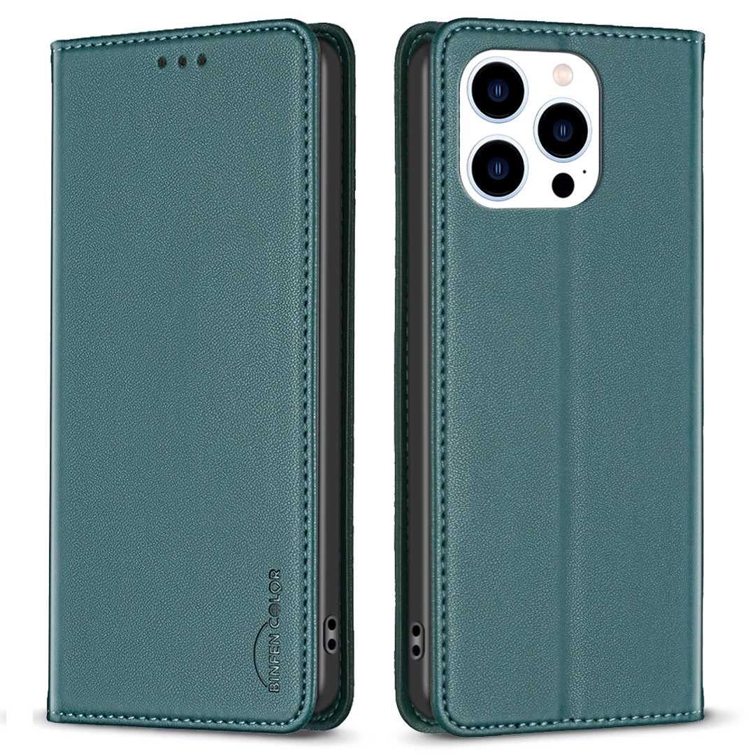 BINFEN COLOR BF18 For iPhone 14 Pro Max Drop Protection Shell Phone Case PU Leather Card Slot Stand Cover BINFEN COLOR BF18 For iPhone 14 Pro Max Drop Protection Shell Phone Case PU Leather Card Slot Stand Cover